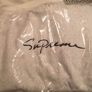 Supreme hoodie in grey!  NWT
